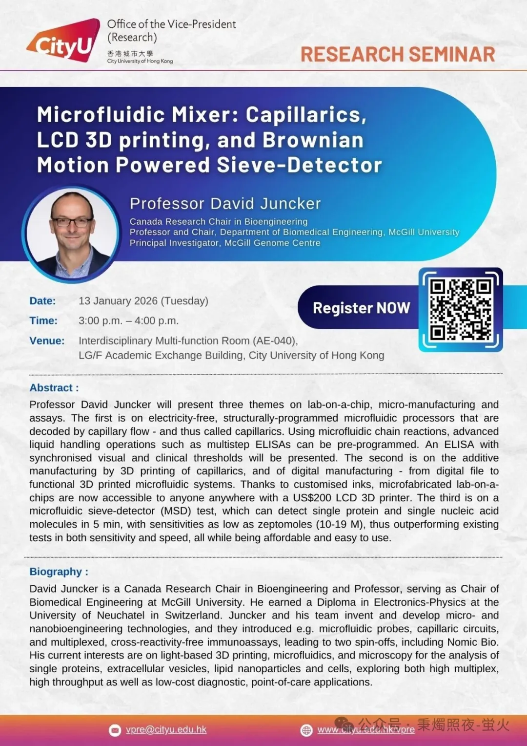 Professor Juncker's presentation